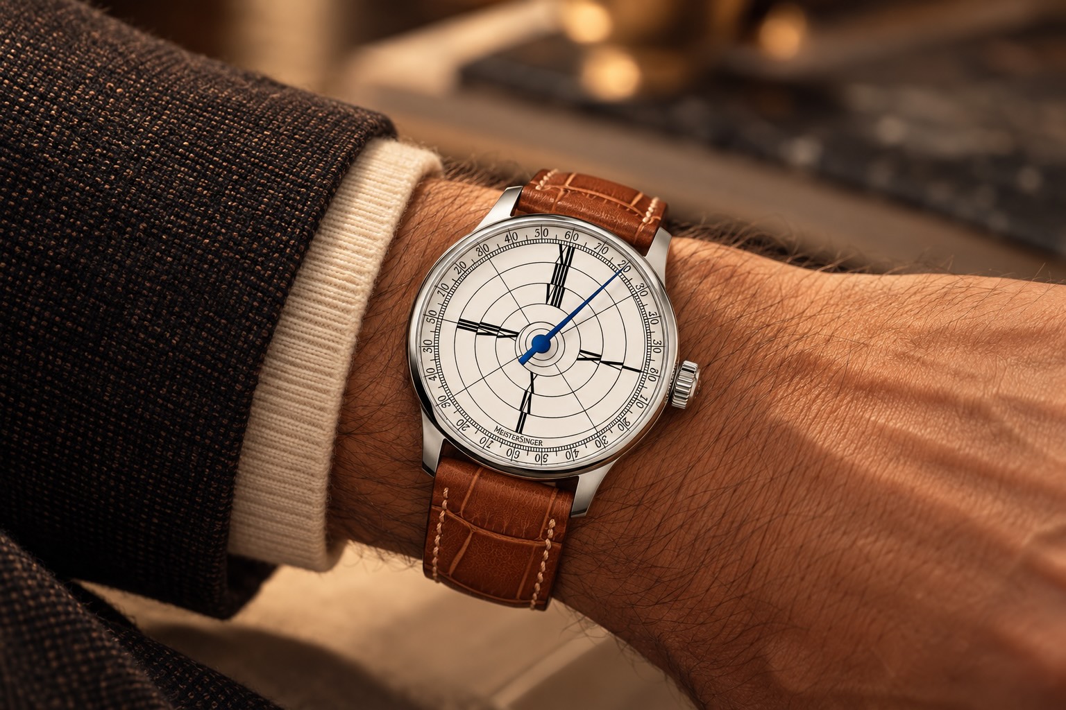 MeisterSinger Editionen am Handgelenk